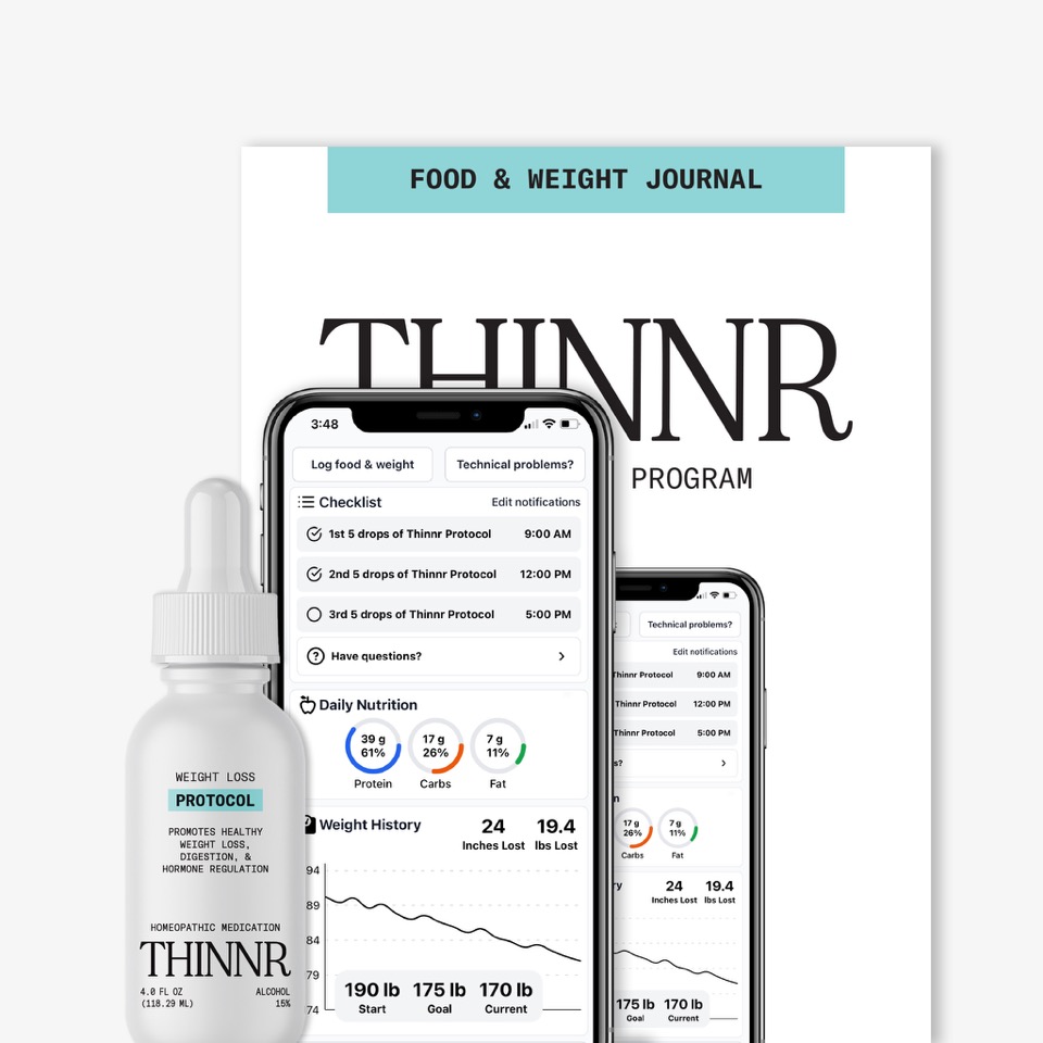 image of bundle showing supplement, phone app, and a nutrition manual